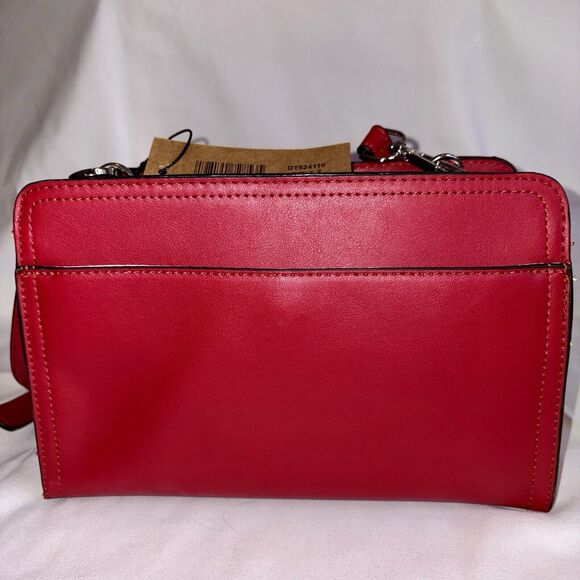 STEVE MADDEN BTilt 2 Crossbody Handbag Purse Red w/ Rhinestone SM Logo NWT - Picture 3 of 9